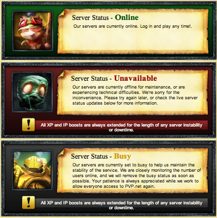 Server Status Server Status